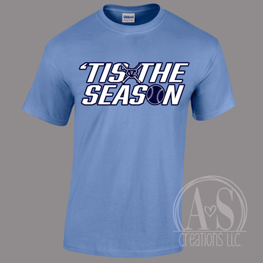 Tis the Season 2 Carolina Blue Tee