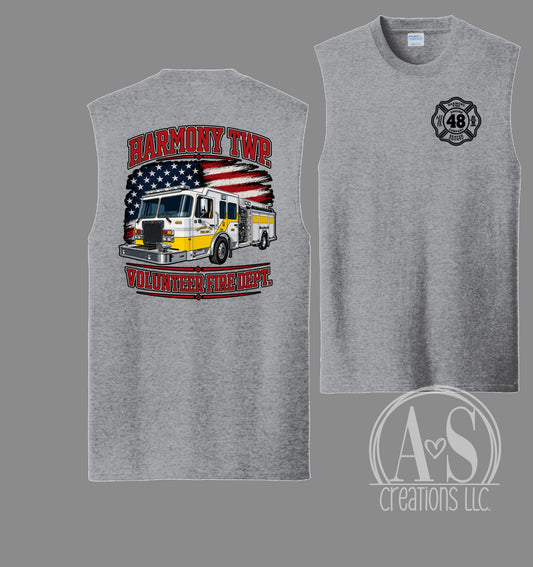 Harmony Township Truck - Sleeveless Sport Grey