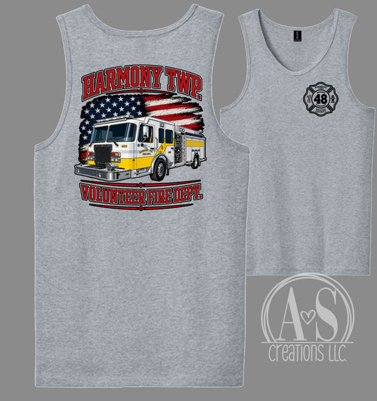 Harmony Township Truck Company - UNISEX Tank Sport Grey