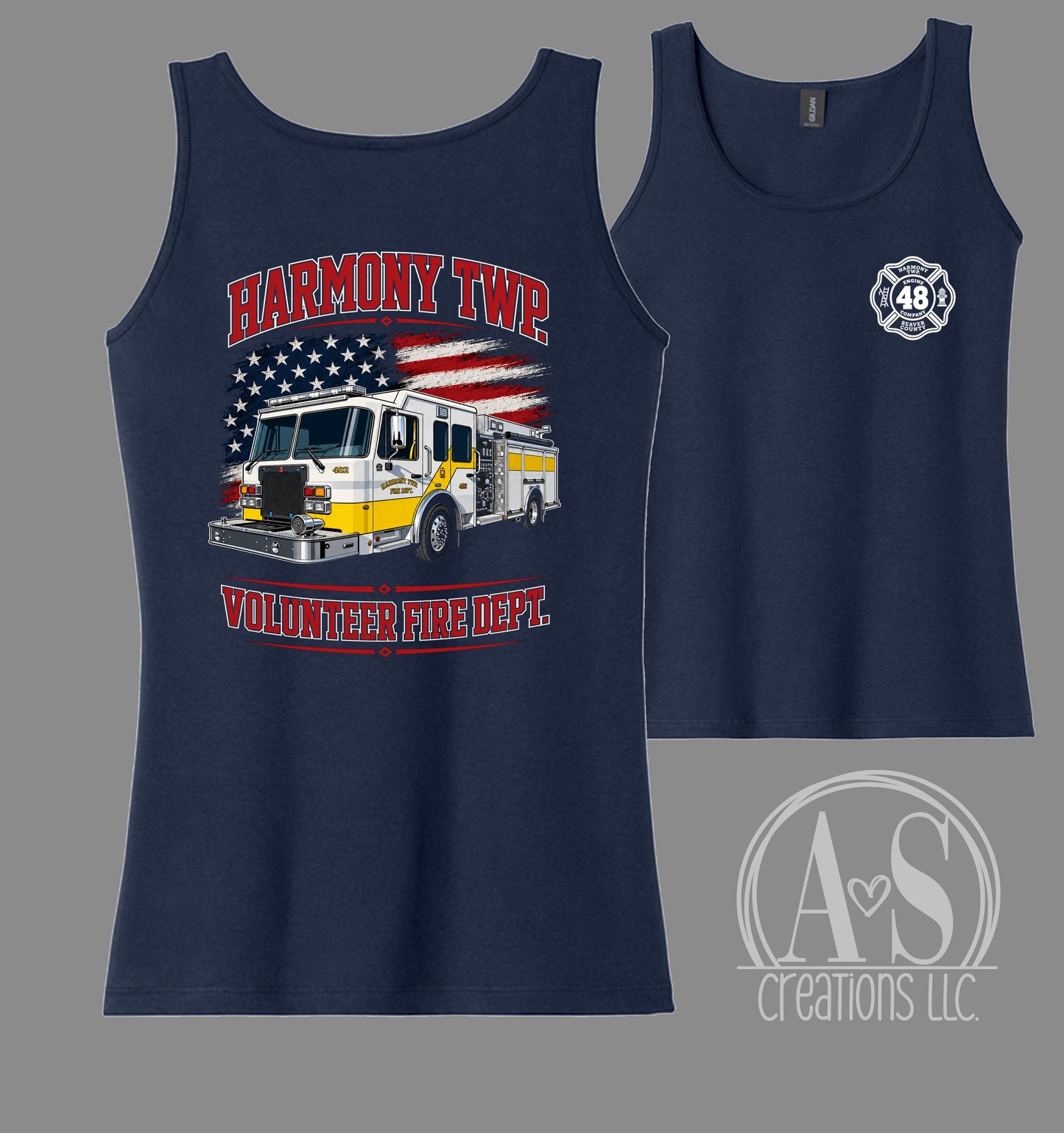 Harmony Township Truck - Ladies Tank