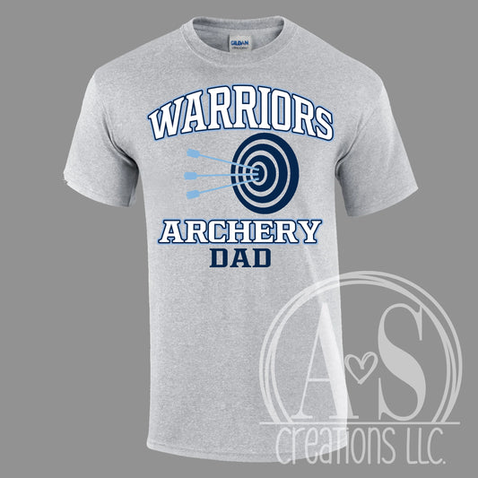 Warriors Archery Dad- Sport Grey