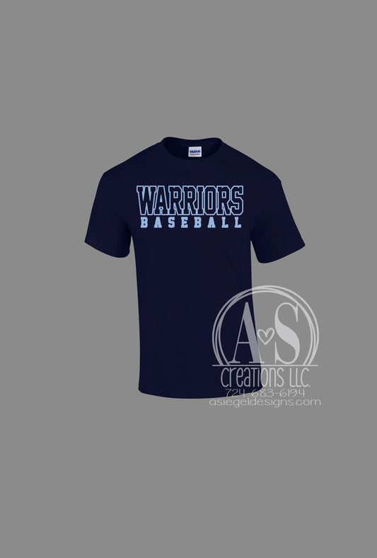 Warriors Baseball - Navy