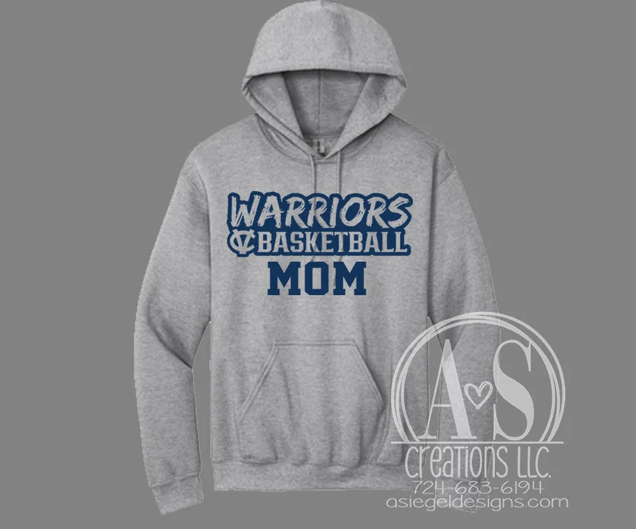 Warriors Basketball Mom - Sport Grey