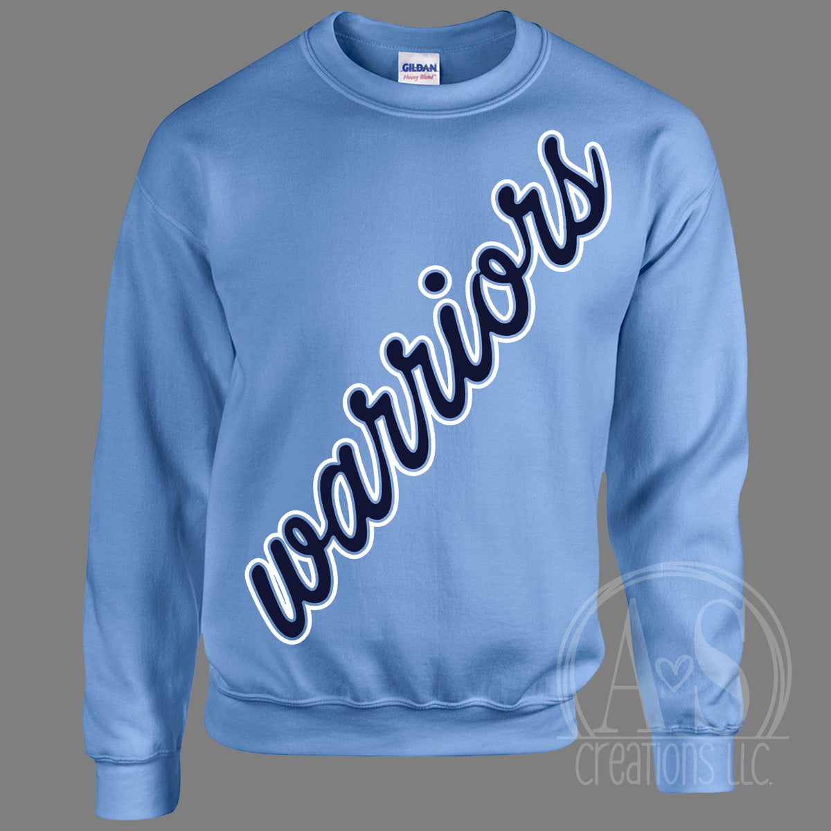 Warriors Diagonal Print - Carolina