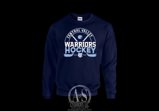 Central Valley Warriors Hockey - Navy