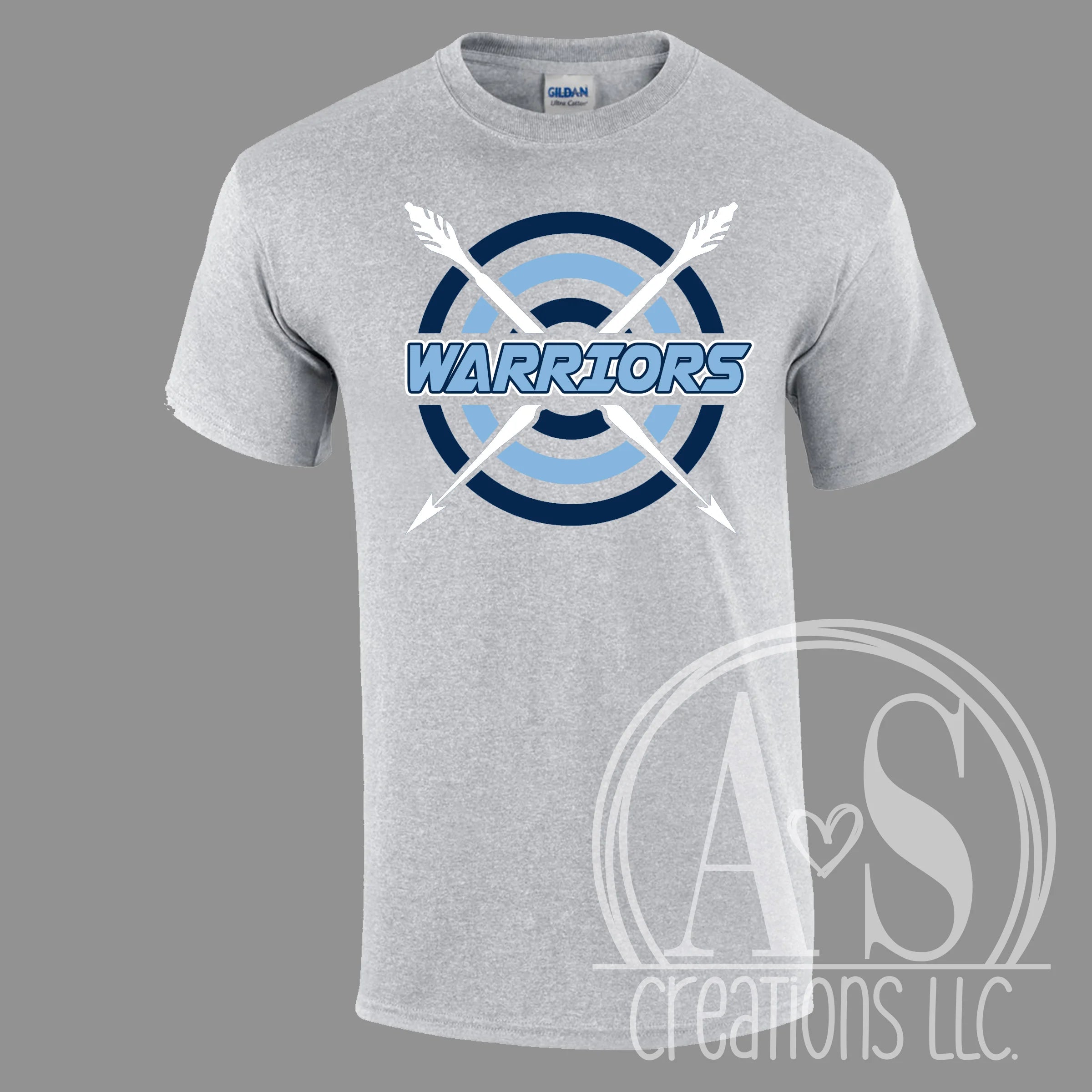 Warriors Target - Sport Grey – ASCREATIONS LLC