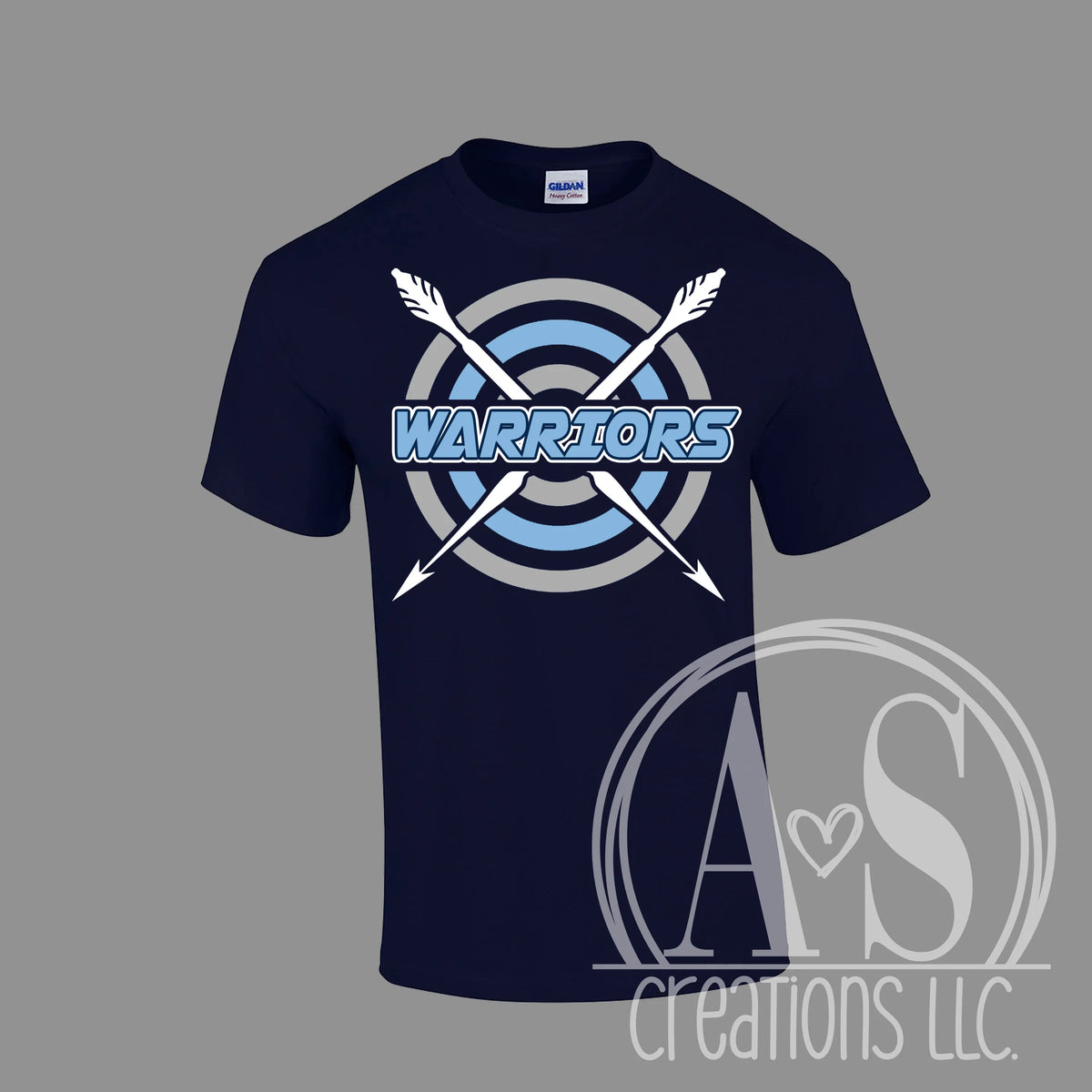 Warrior Target Warriors Target - Navy – ASCREATIONS LLC