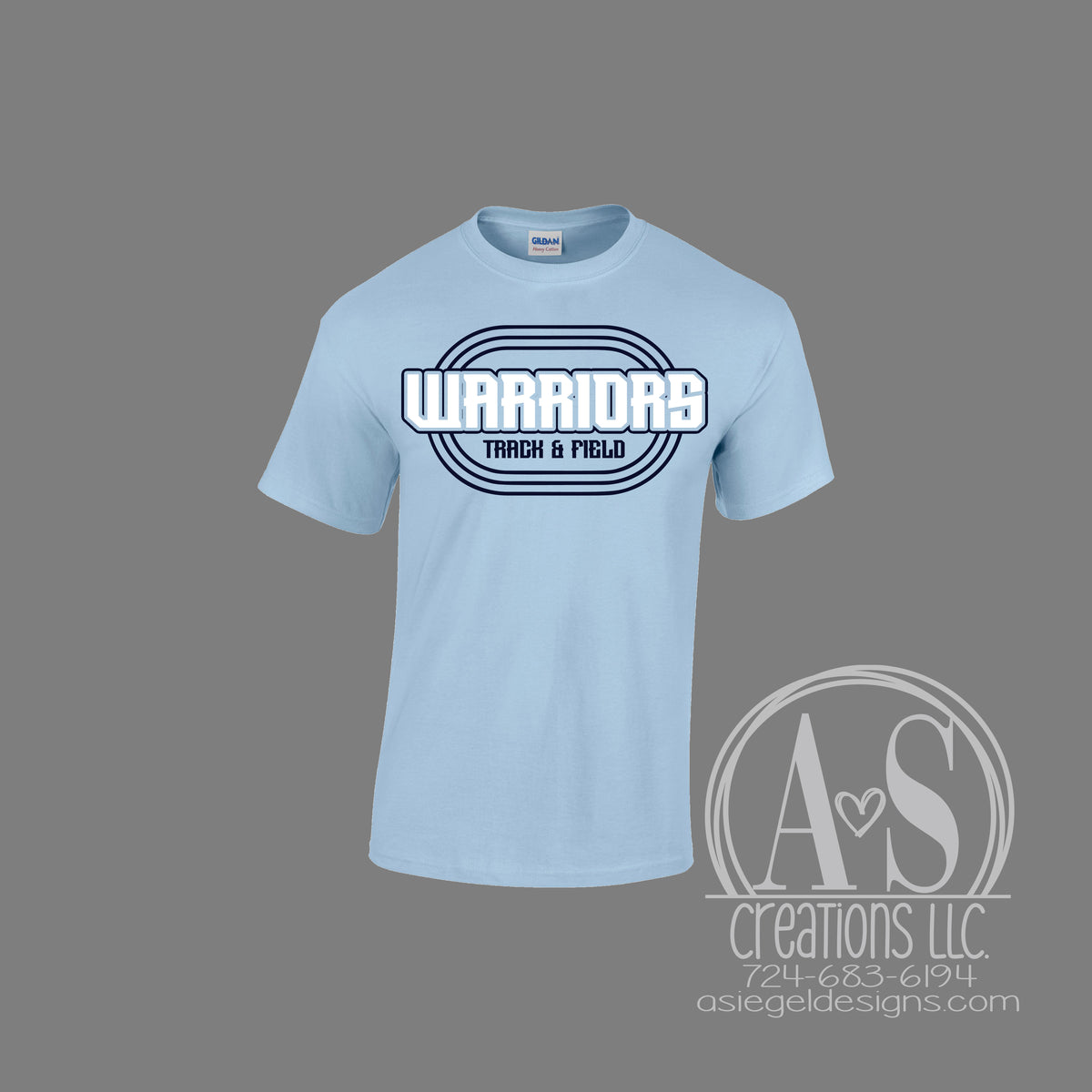 Warriors Track - Light Blue