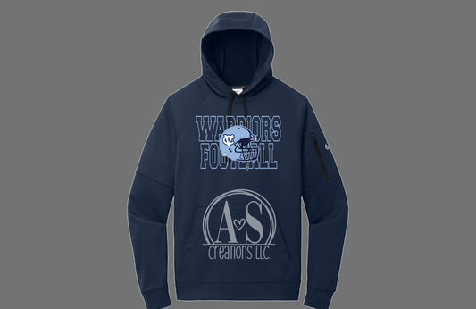 Warriors Football NIKE Hoodie- Navy