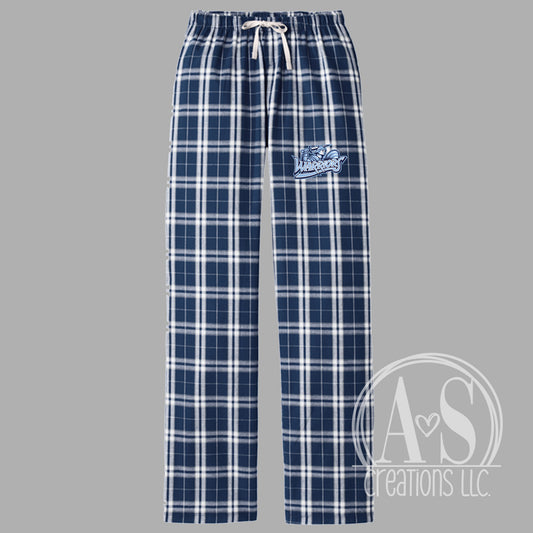 Warriors Plaid Ladies Pajama Pants