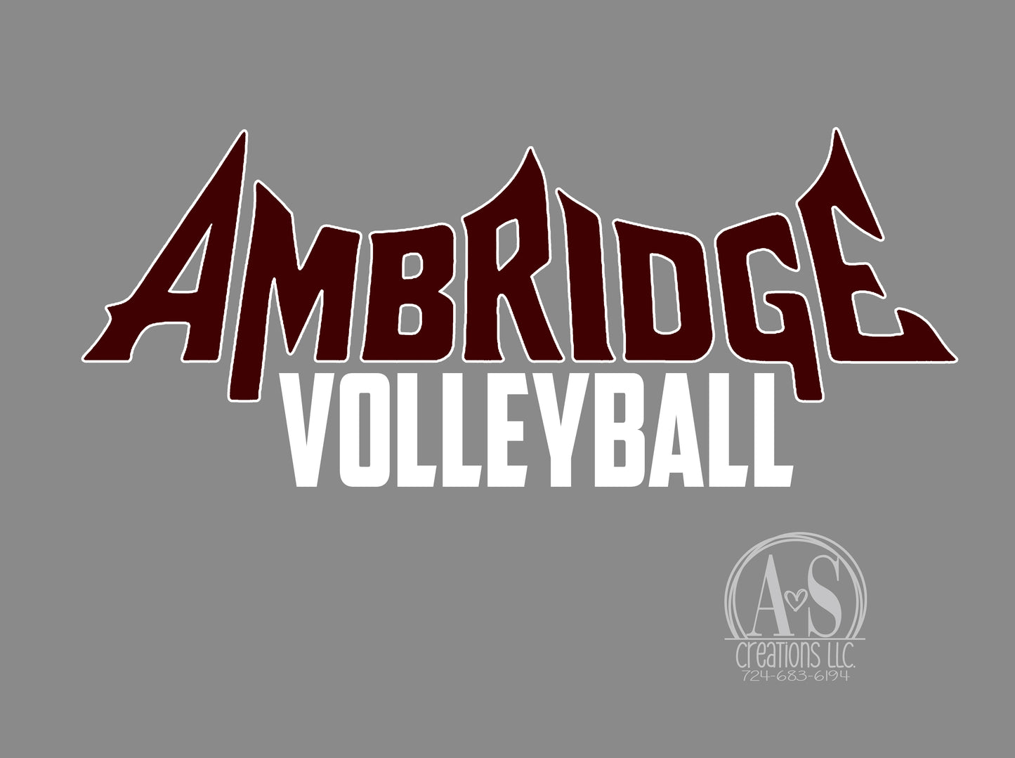 Ambridge Volleyball Decal