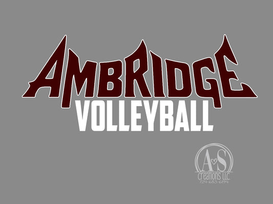 Ambridge Volleyball Decal