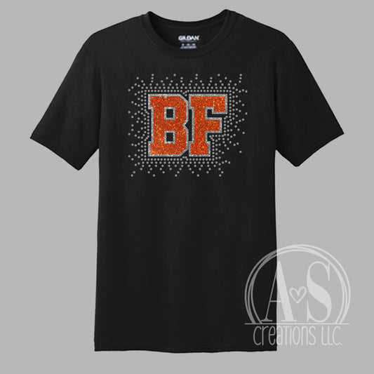 Glitter + Rhinestone Beaver Falls - Black