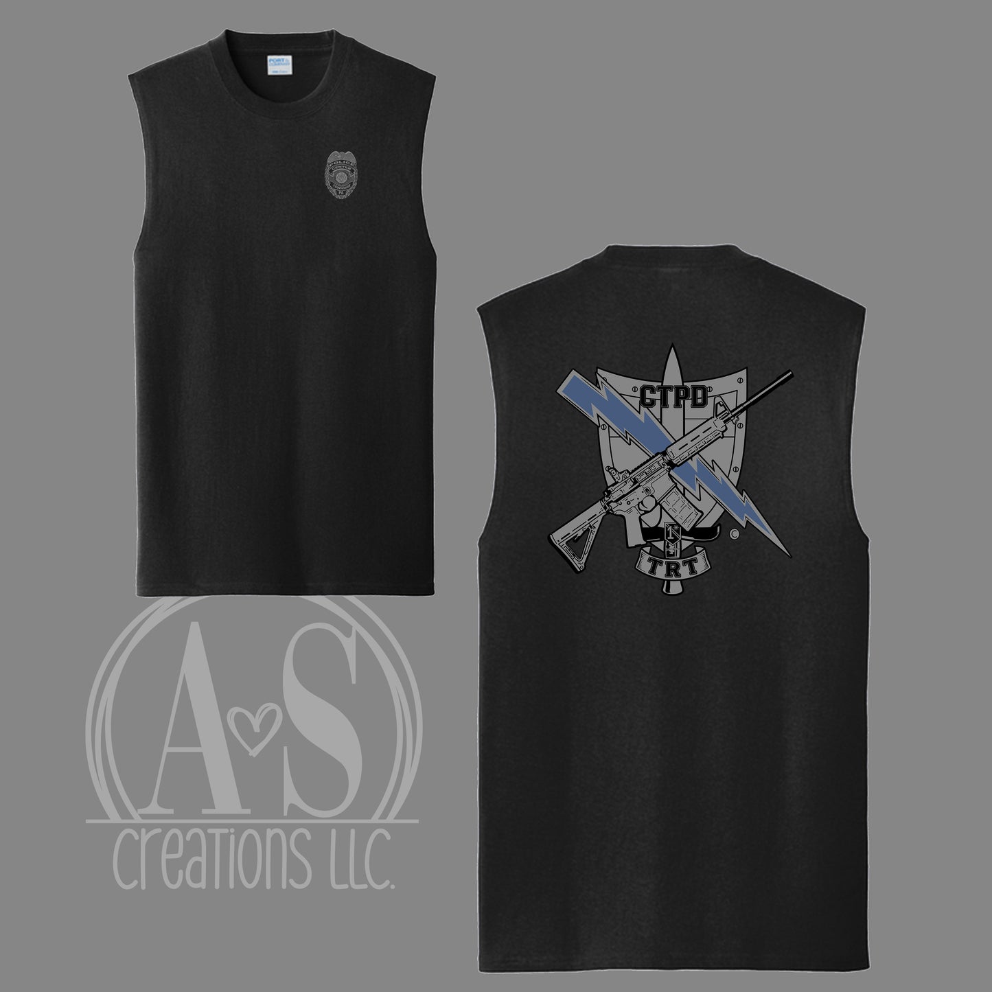 CTPD TRT- Black Sleeveless