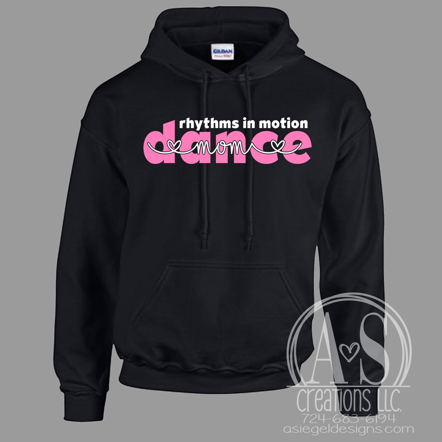Dance Mom Script Hoodie - Black