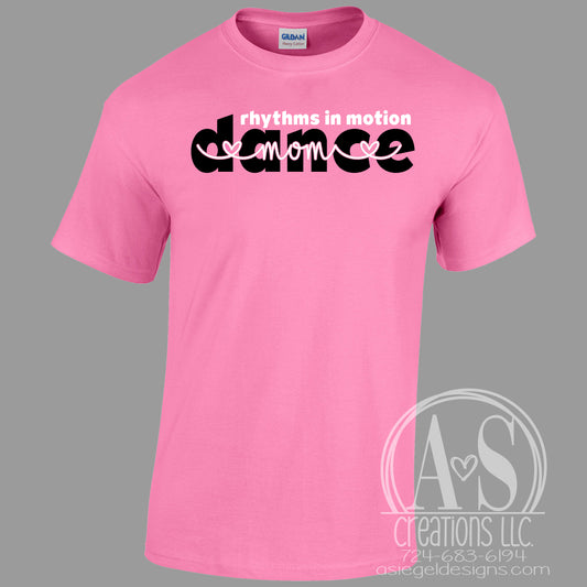 Dance Mom Script Tee - Pink