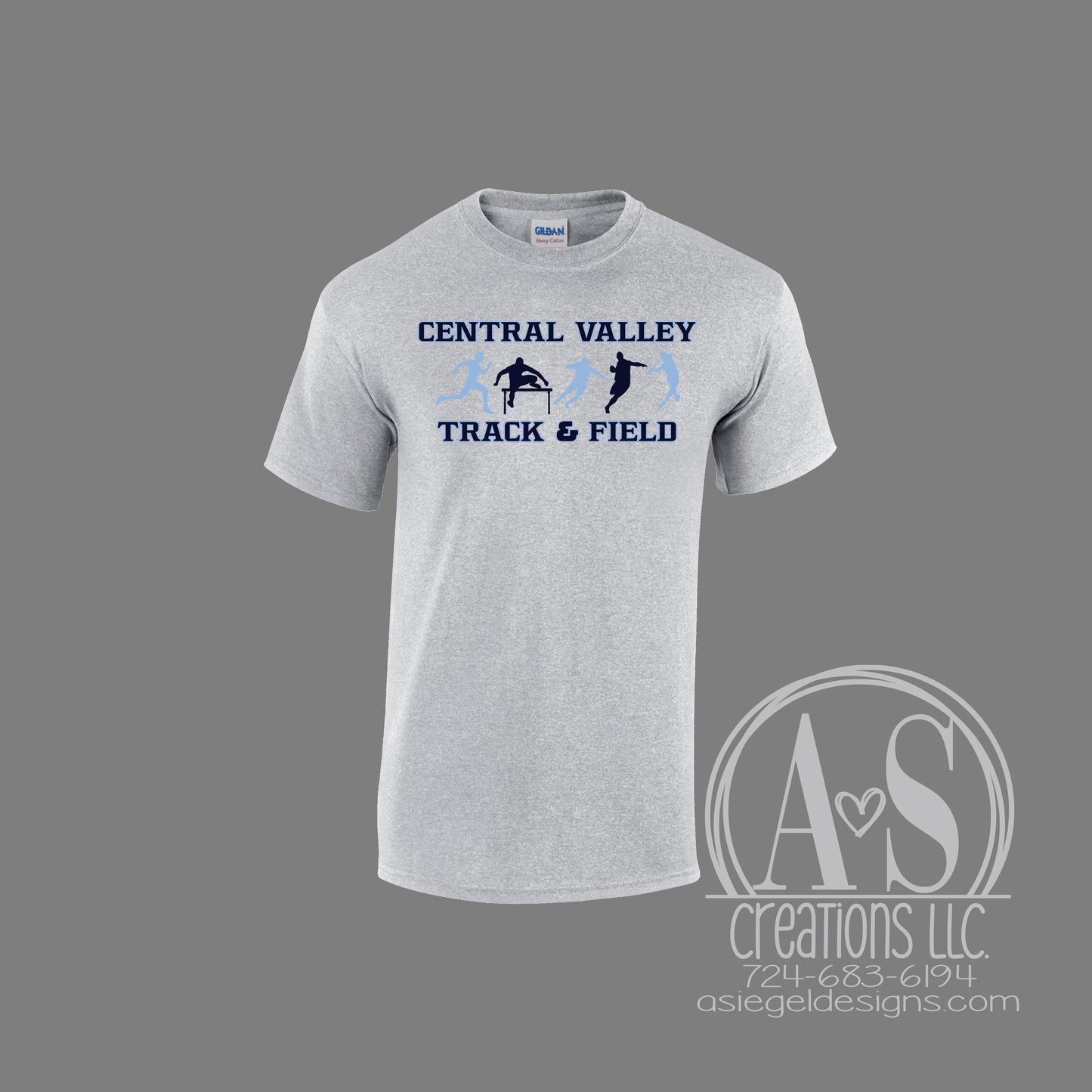 Central Valley Track & Field - Sport Grey