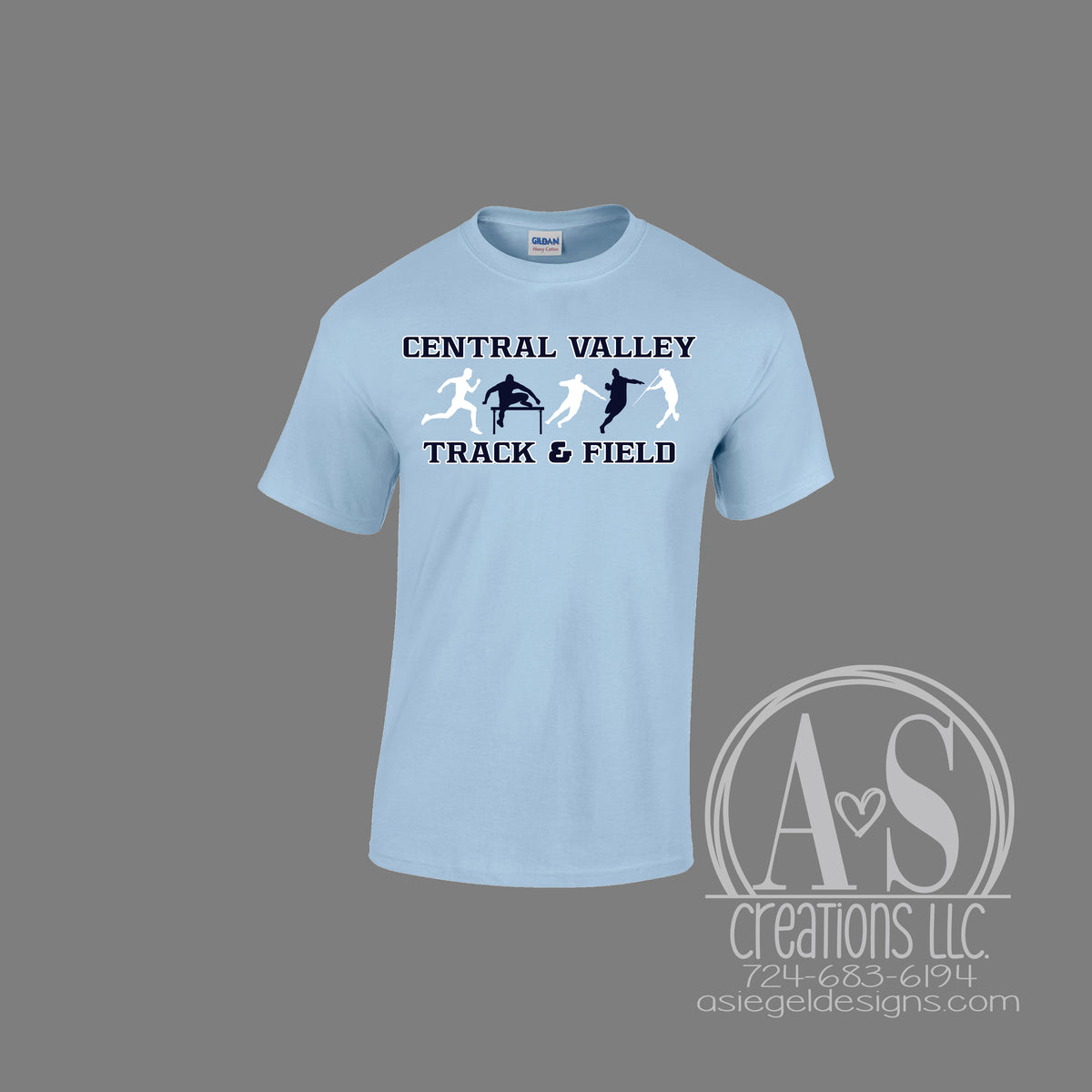 Central Valley Track & Field - Light Blue