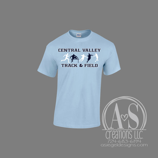 Central Valley Track & Field - Light Blue