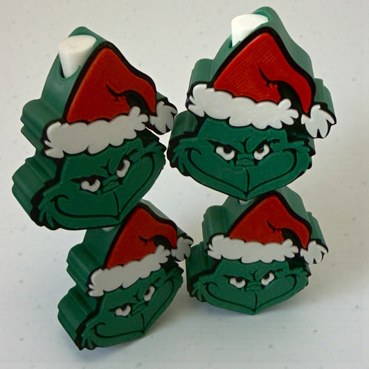 Grinch Straw Topper