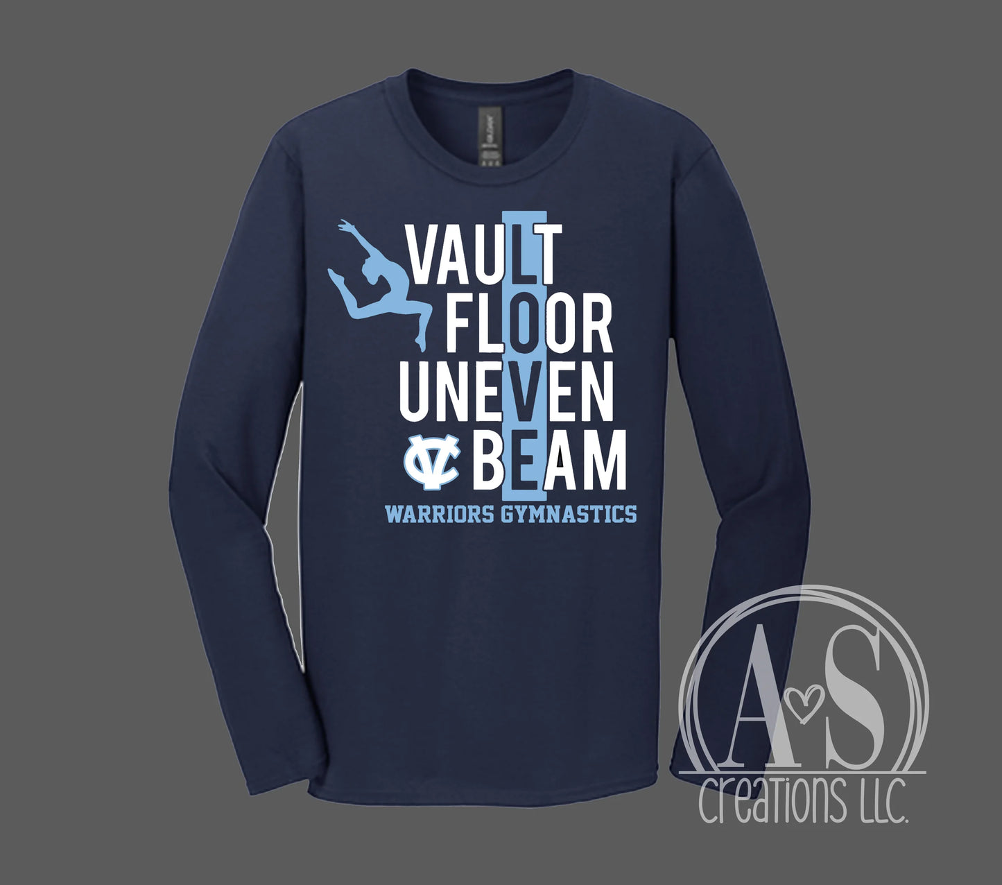 Love Warriors Gymnastics - Navy