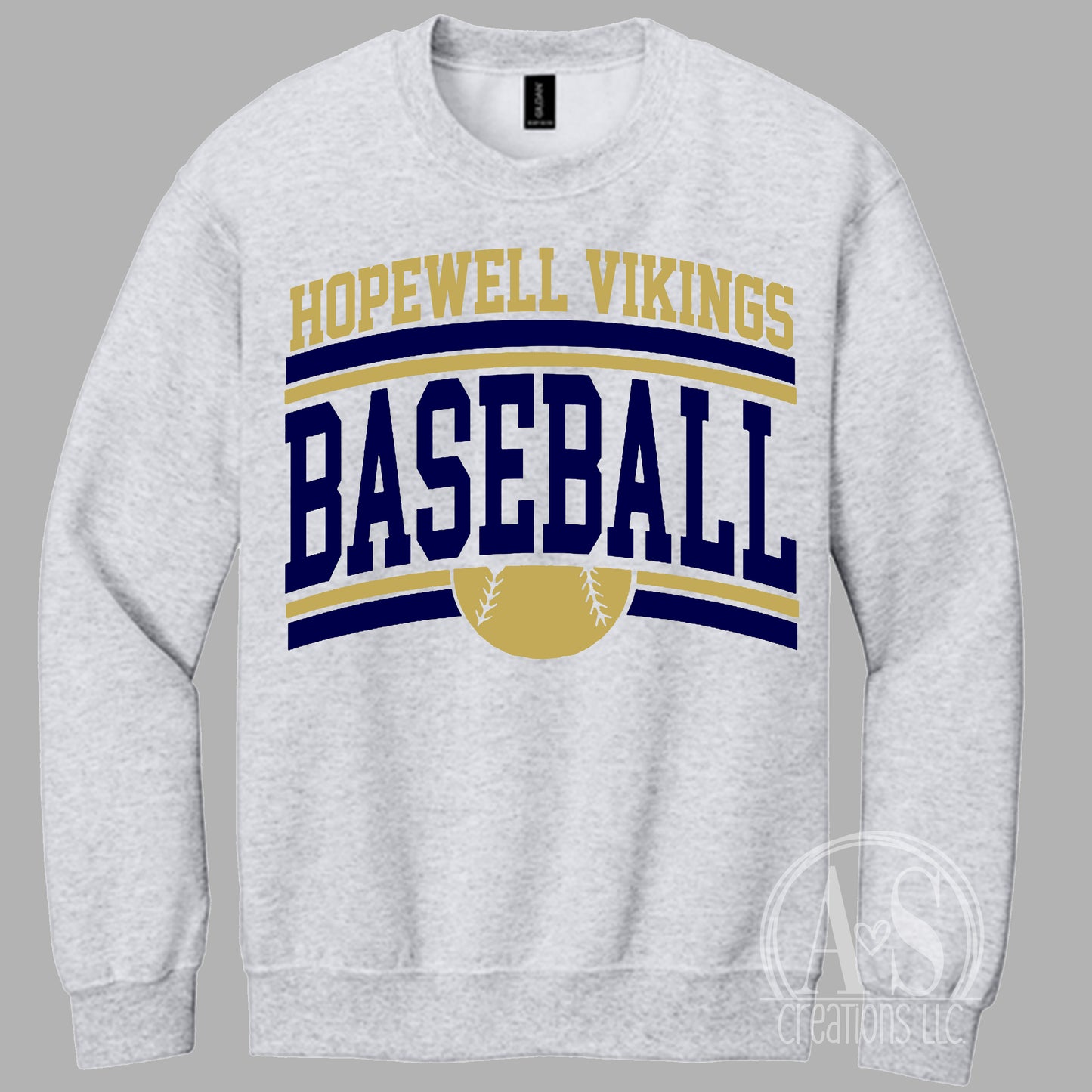 Hopewell Vikings Baseball - Ash Grey