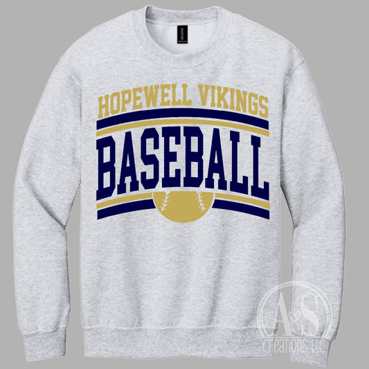 Hopewell Vikings Baseball - Ash Grey