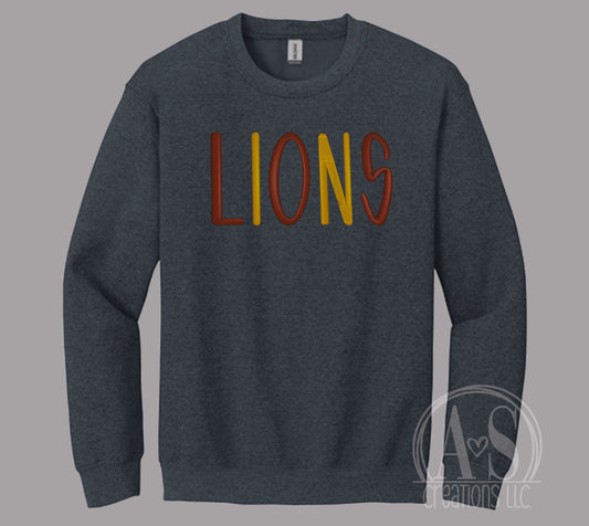 Lions handlettering