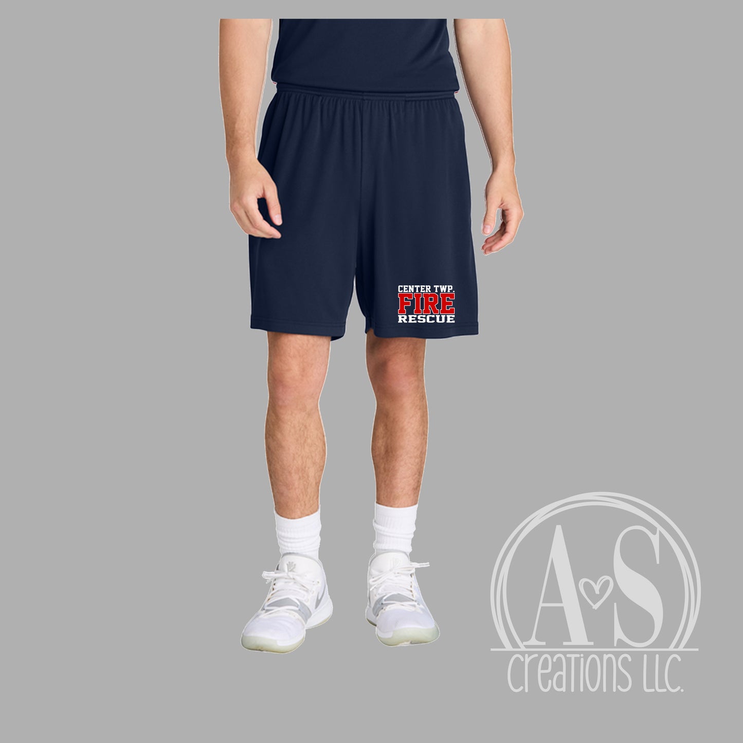 Athletic Shorts -Navy