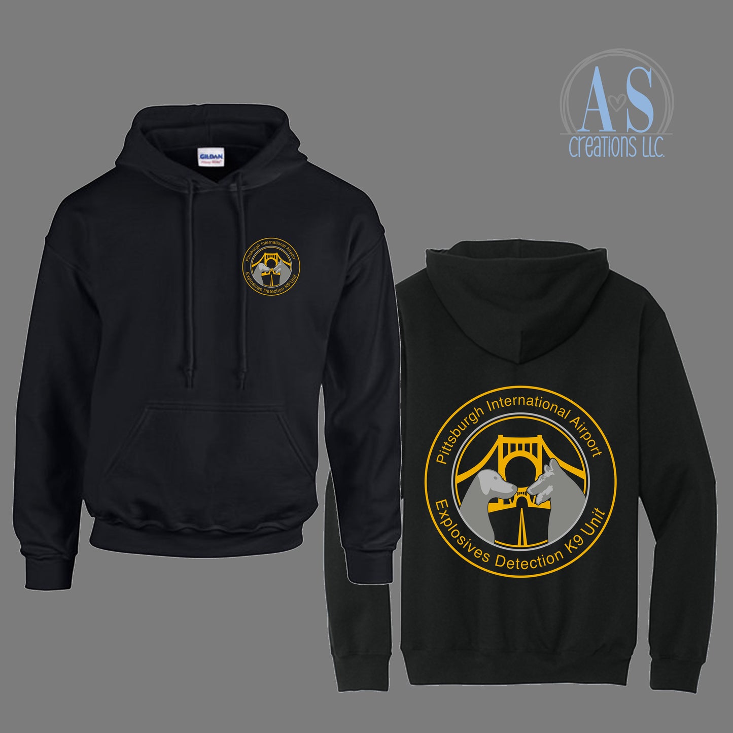 K9 Hoodie - Non Employee - Black
