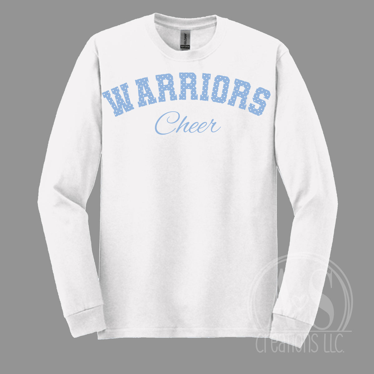 Warriors Cheer Polka Dots - White
