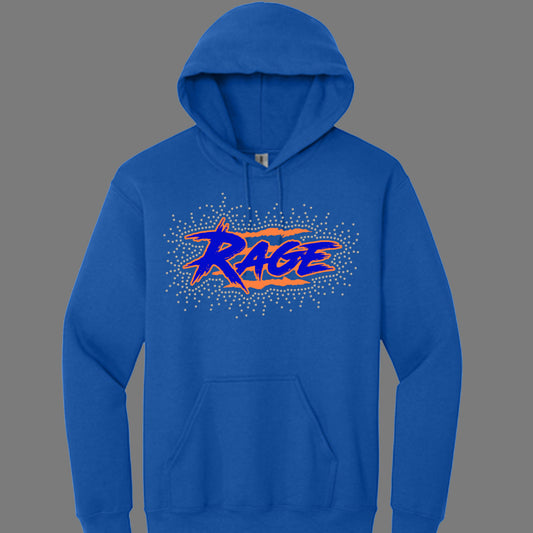 RAGE Glitter + Rhinestones - Royal blue