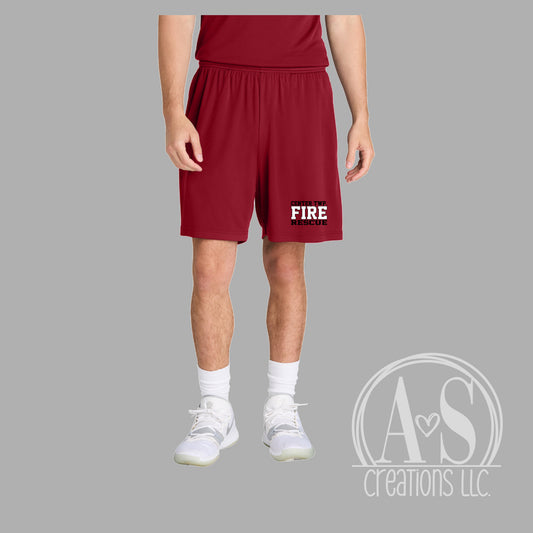 Athletic Shorts - Deep Red