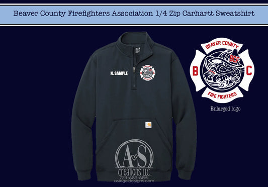 BCFFA Carhartt 1/4 Zip Sweatshirt