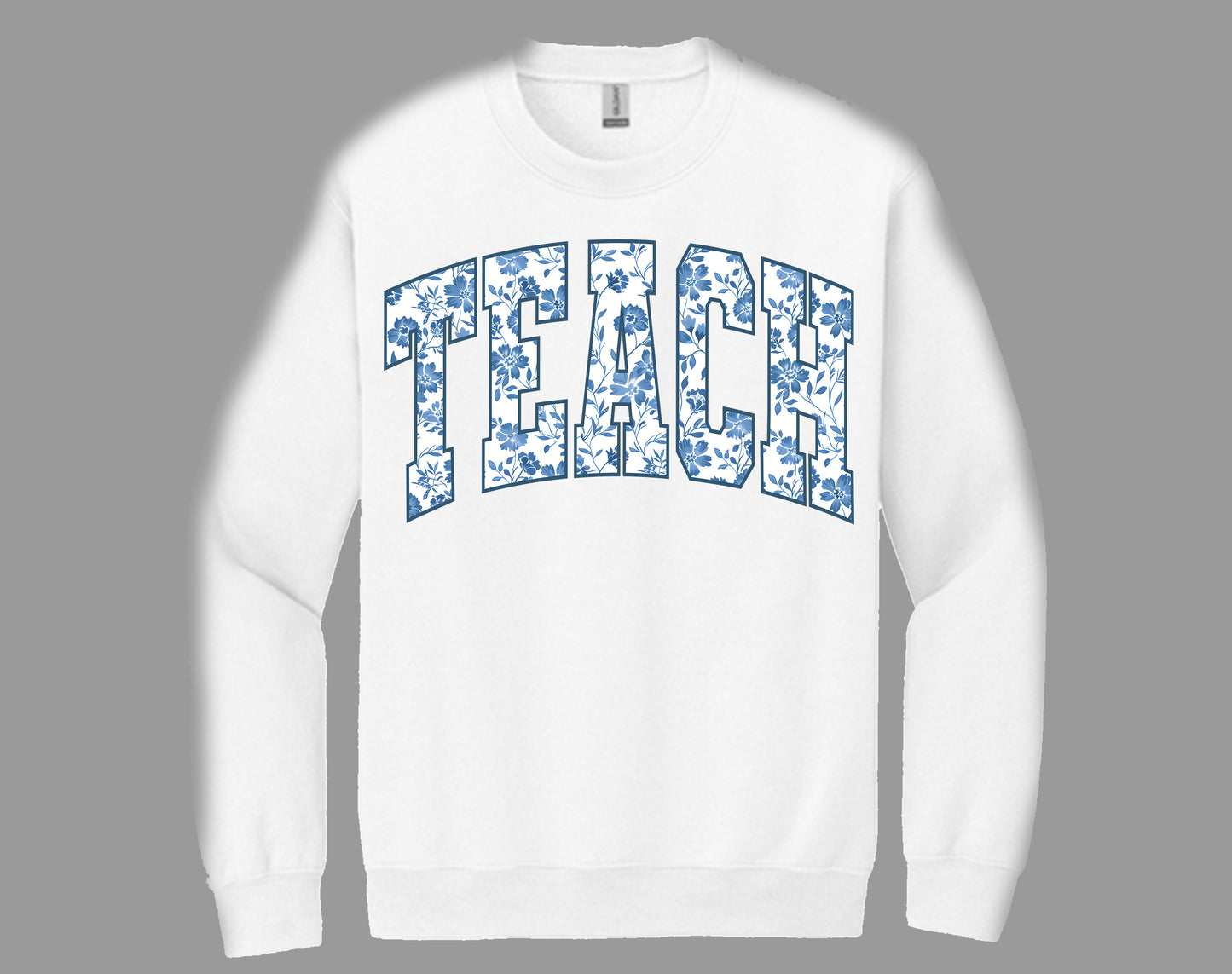 Teach Blue Floral