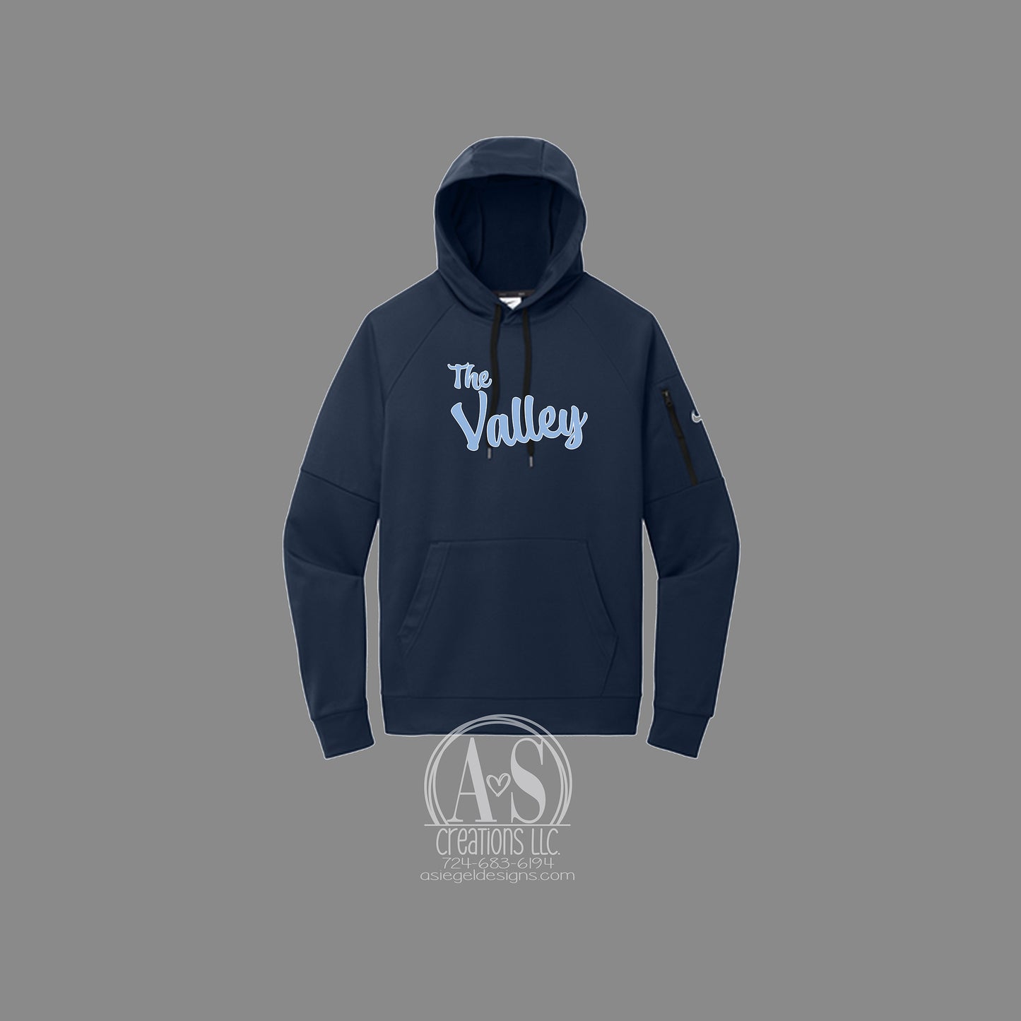 The Valley NIKE hoodie - Navy CVHS