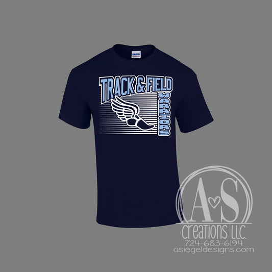 Warriors Track & Field - Navy