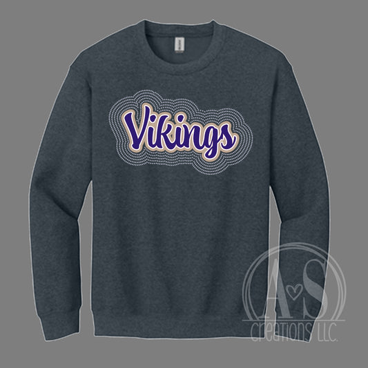 Glitter + Rhinestone Vikings