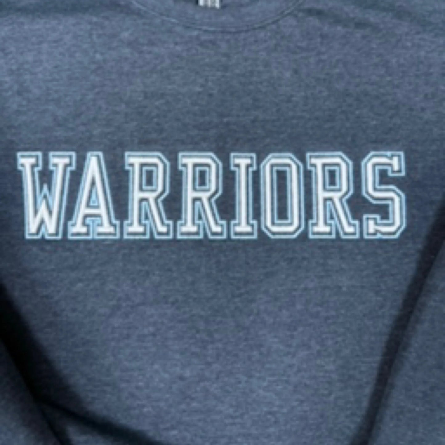 Warriors Puff Embroidery Sweatshirt