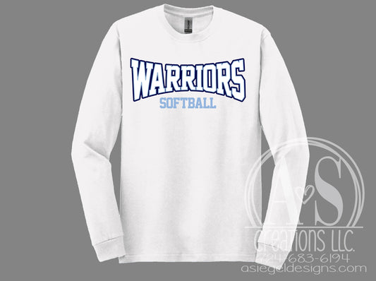 Warriors Softball - White