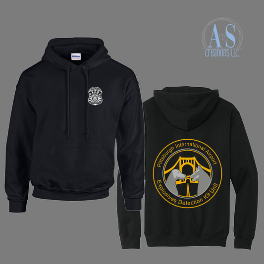 K9 Hoodie - Employee - Black